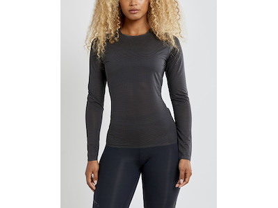 Craft Pro Dry Nanoweight Women langærmet trøje sort 