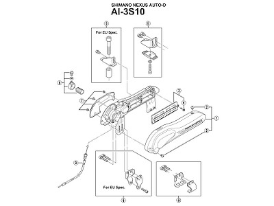 Shimano magnet enhed AI-3S10