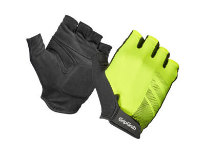 GripGrab Ride RC Lite - Cykelhandske kort - Gul Hi-Vis - Str. S