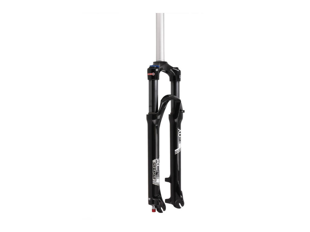 SR Suntour XCR32 AIR suspension forgaffel MTB 27,5" - 1 1/8" - QR 9mm - 100mm vandring - Sort