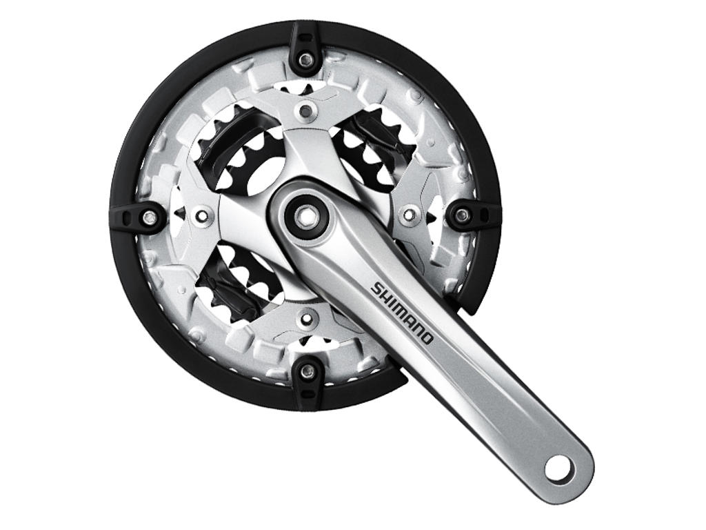 Shimano Alivio FC-T4010 kranksæt Triple - Sølv 44-32-22 tands 175 mm