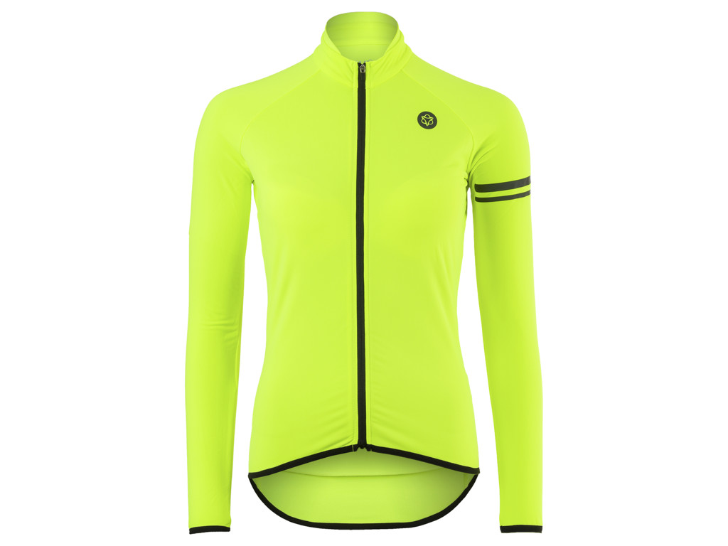 AGU Cykeltrøje - Thermo Essential - Lange ærmer - Dame - HI-VIS - Gul