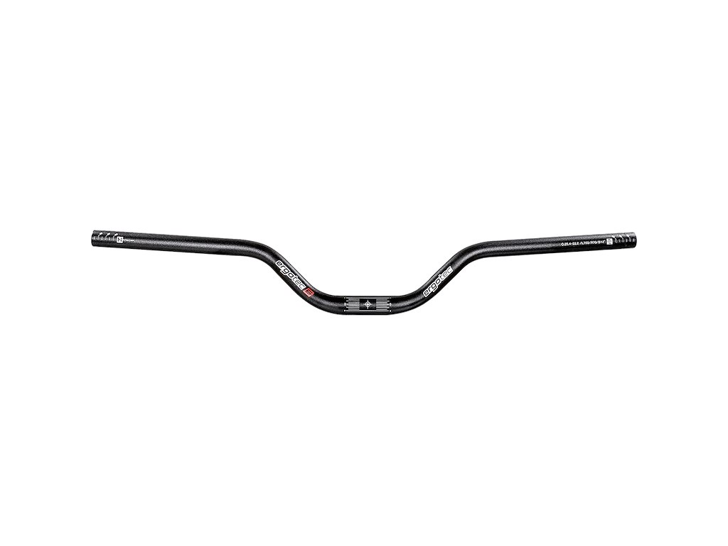 Ergotec Riser Bar 70 Styr MTB ø25,4mm/700mm bred - Safety level 6 - Sort