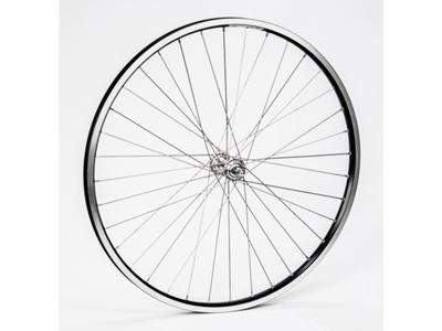 Connect Citybike Forhjul - 26x1,75 -  Ryde ZAC2000 fælg - Sort/Sølv