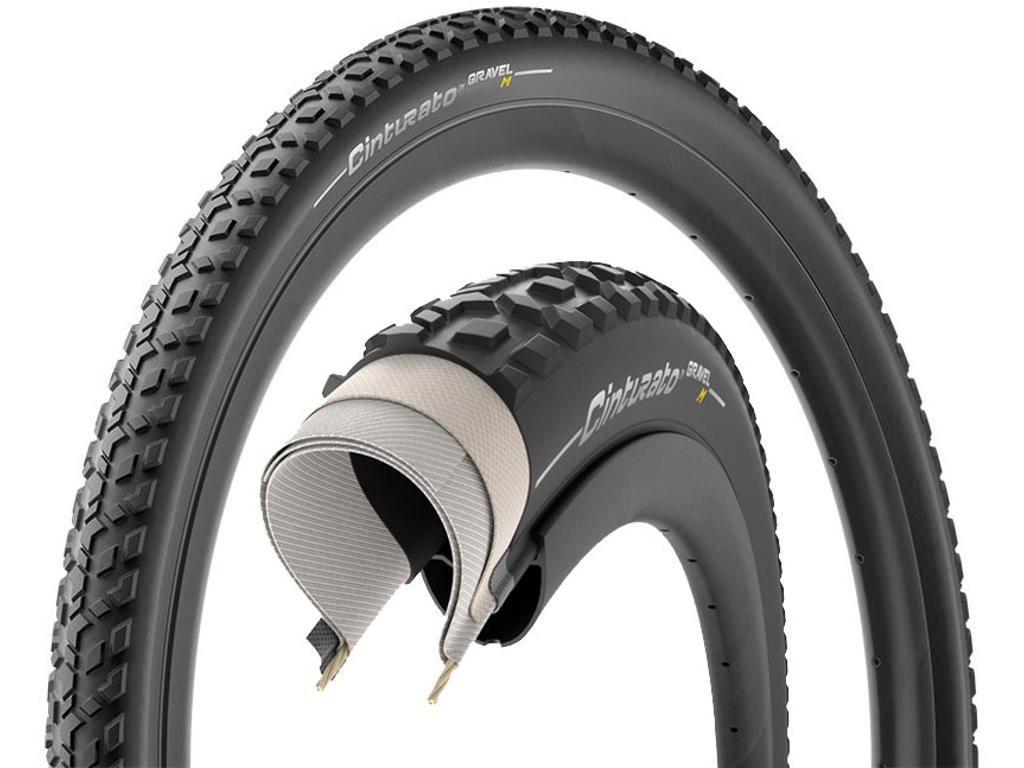 Pirelli - Cinturato Gravel Mixed - Foldedæk -  700x35-45c - Sort