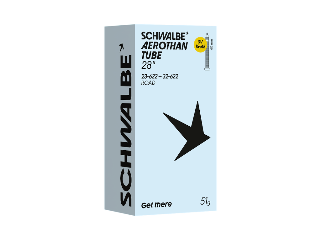 Schwalbe Aerothan slange 28" (23/32-622/630) med 60mm lang SV ventil - SV15-AE