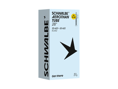 Schwalbe Aerothan slange 28" (23/32-622/630) med 60mm lang SV ventil - SV15-AE