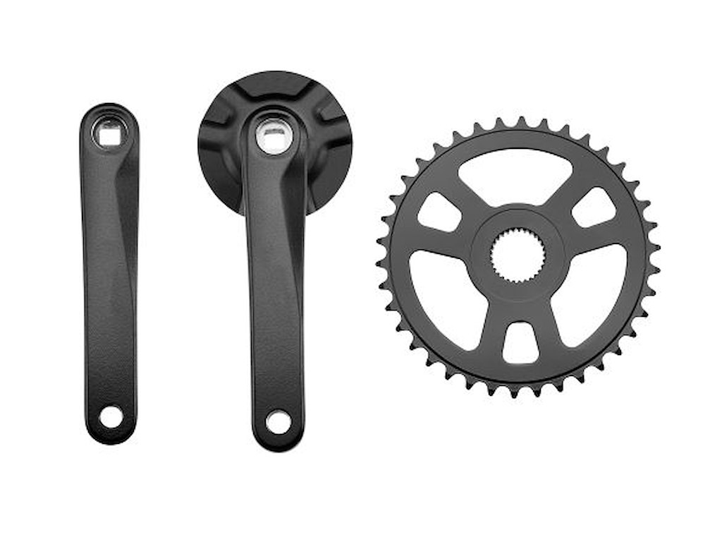 El-Cykel Kranksæt Alu 38T 170 mm