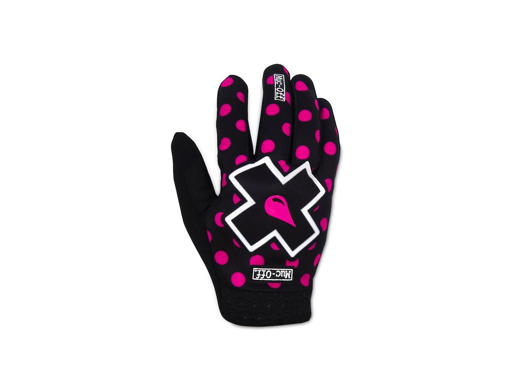 Muc-Off Cykelhandske MTB - Pink Polka - Str. 2XL Muc-Off Cykelhandske MTB - Pink Polka - Str. 2XL