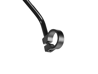Ergotec M-55L Spejl lang model i Stål/Plastik - Venstre/Højre - Sort