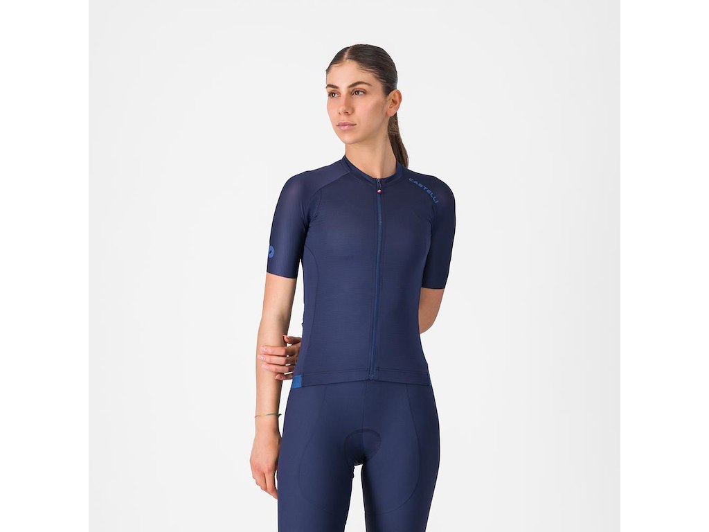 Castelli Espresso 2 W Jersey - Cykeltrøje - Korte Ærmer - Dame - Belgian Blue - XL Castelli Espresso 2 W Jersey - Cykeltrøje - Korte Ærmer - Dame - Belgian Blue - XL