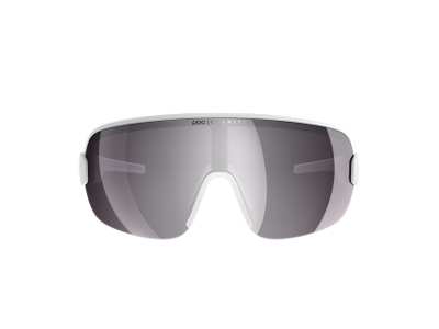 POC Aim Cykelbriller - Hydrogen White/Clarity Road/Silver Mirror