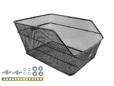 FORCE Cykelkurv til Bagagebære - Small - Sort