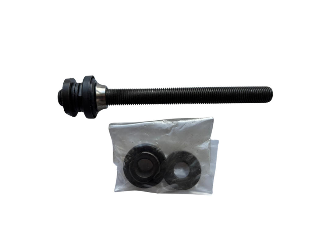 Shimano WH-M765 komplet aksel til forhjul - 108mm lang