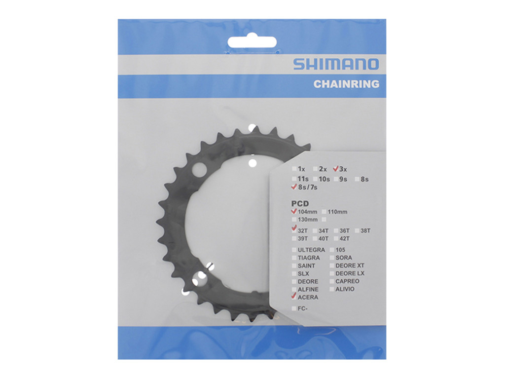 Shimano Acera - 32 tands klinge MTB - BCD104 - Sort - FC-M361