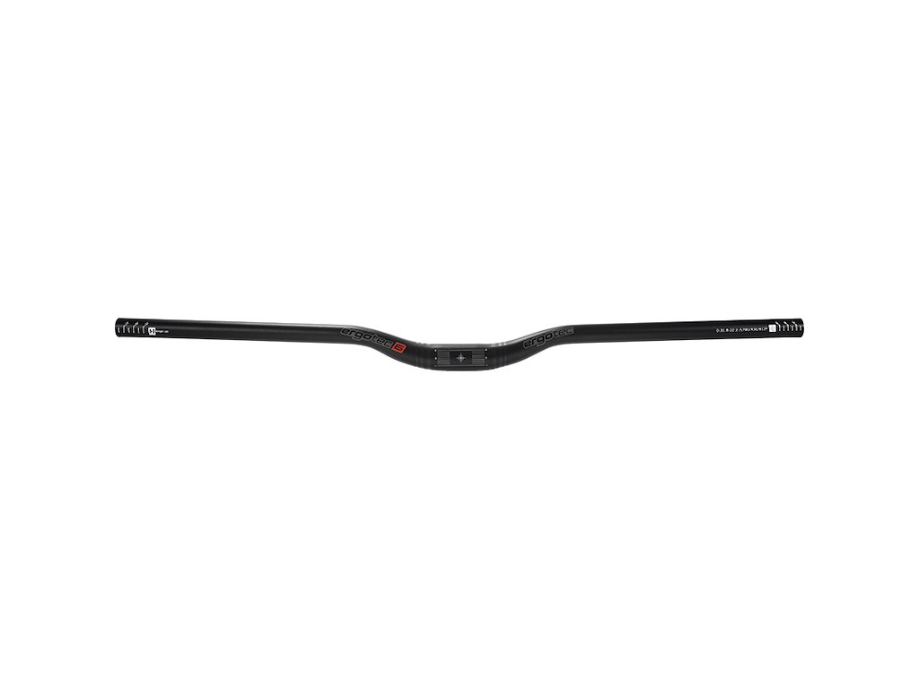 Ergotec Riser Bar 30 MTB ø31,8 660 mm bred - Safety level 6 - Sort