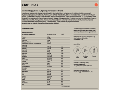 STAI - NO.1 m/ sød smag - Kosttilskud - 450 g