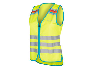 WOWOW Lucy - Refleksvest med lynlås - Neongul