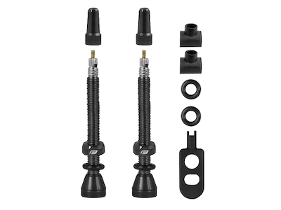 FORCE Ventilsæt til Tubeless - 60mm, Sort