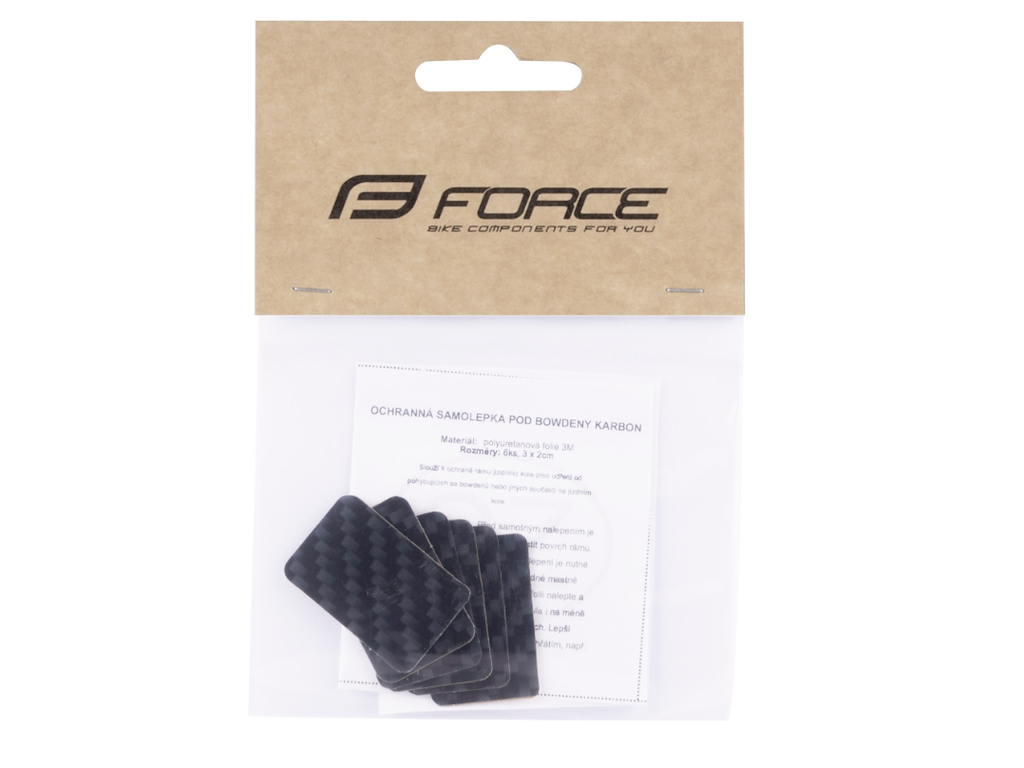 FORCE stelbeskytter i carbon look