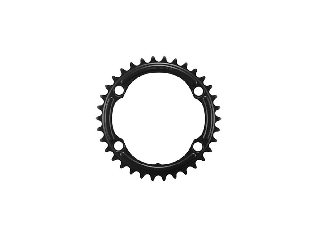 Shimano 105 - 34 tands Klinge 12 gear - FC-R7100 - Sort