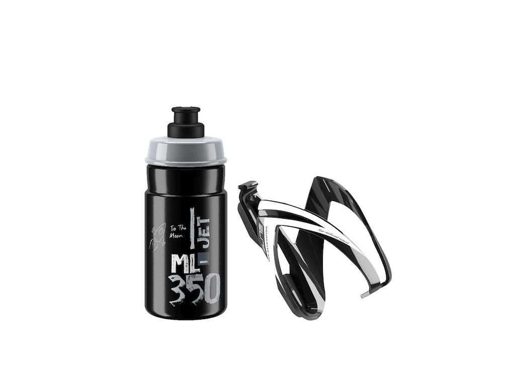 Elite Kit Ceo Jet 350 ml Flaske inkl. Flaskeholder Sort