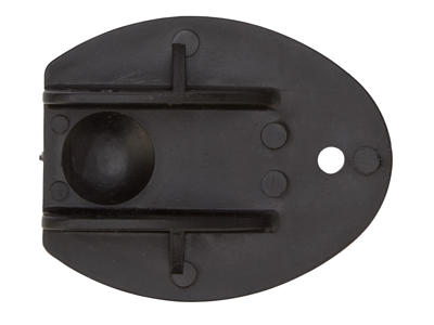 Atredo - Fod til arbejdsstander - Sort - Plast