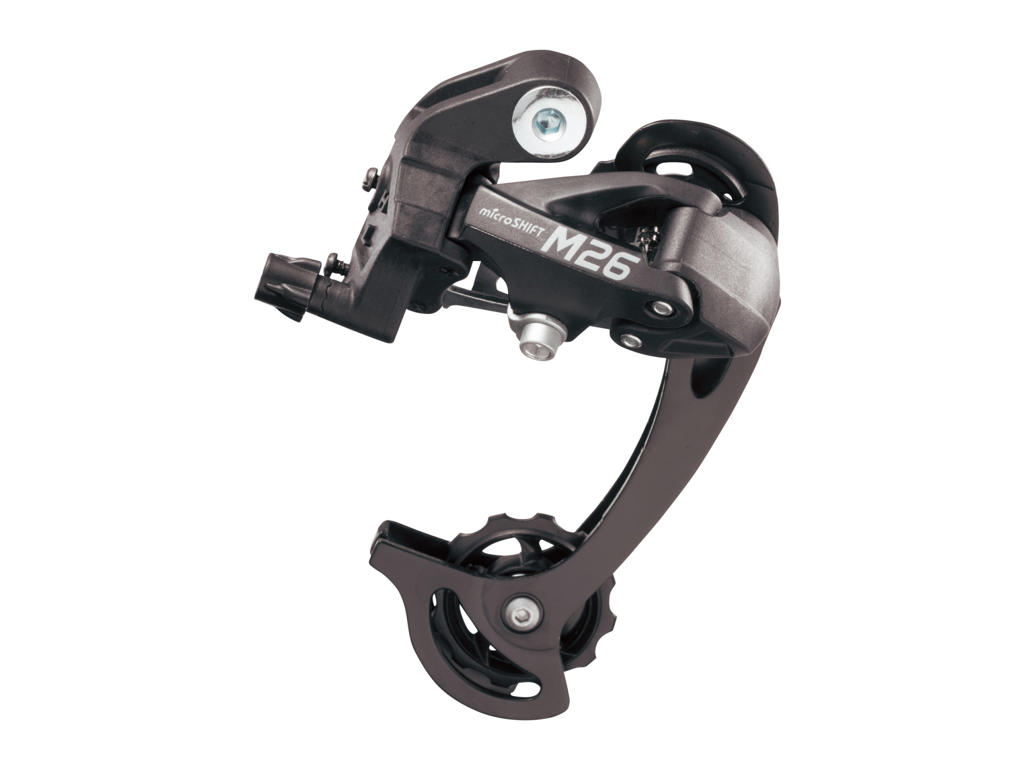 Microshift - Bagskifter til 7 eller 8 gears Shimano kassette - Lang laske - MTB/Trekking