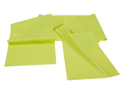 OnGear - Træningselastik - Yoga Band - Very light - Latex - 1200x150x0.25mm - Limegrøn