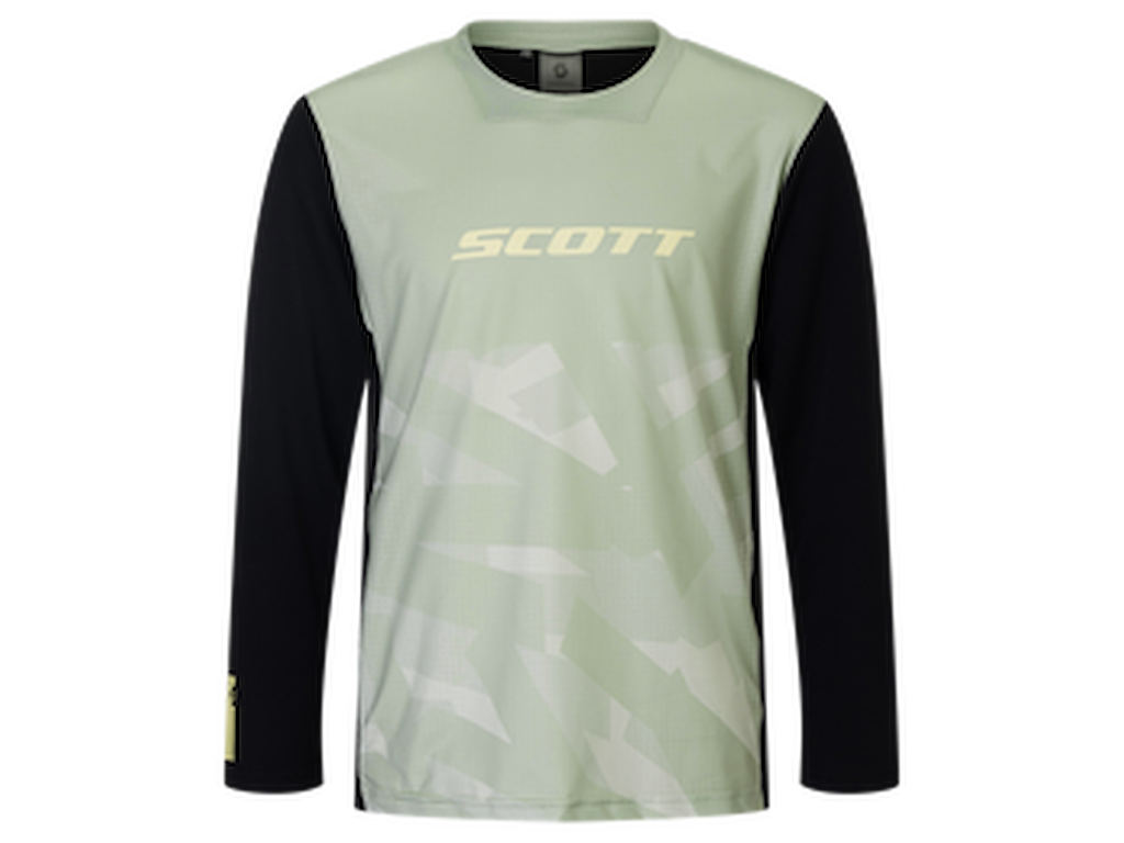 SCOTT Vertic Delta Jr Tee - Cykeltrøje - Lange ærmer - Børn/Junior - Grå - Str. L (152)