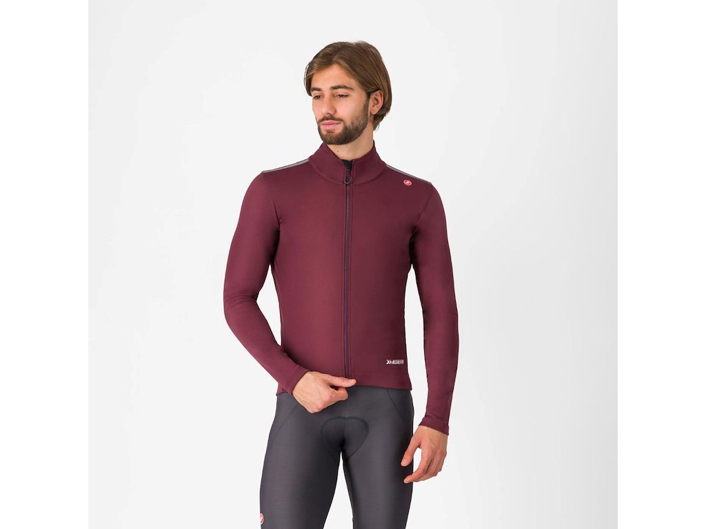 Castelli Espresso Air Jacket - Cykeljakke - Deep Bordeaux - L