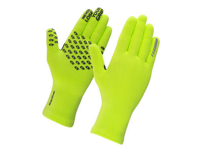 GripGrab Knitted Thermal Glove - Vandtætte vinterhandsker - Hi Vis Gul - Str. XL/XXL