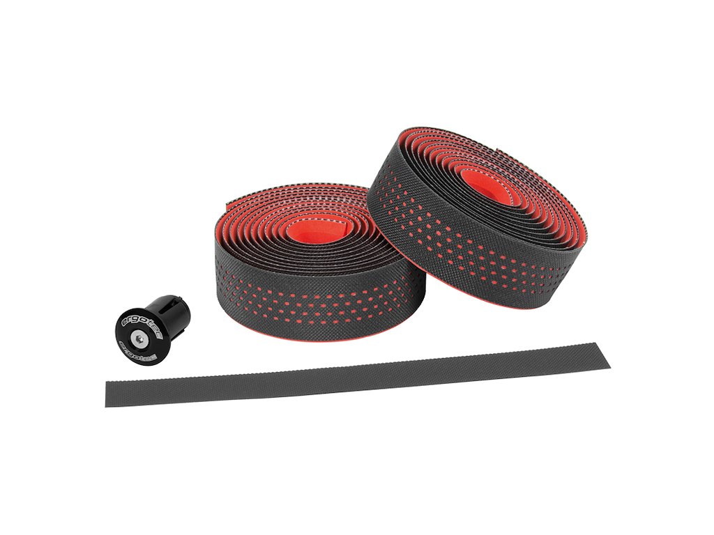 Ergotec Sanremo Gravel Styrbånd 3,2mm tyk 30mm bred 200cm lang - Sort/Rød
