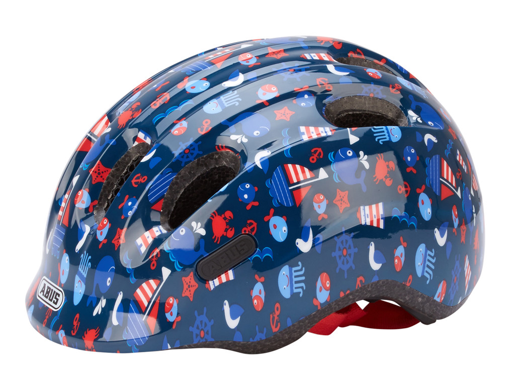 Abus Smiley 2.1 - Børnecykelhjelm - Blå maritim