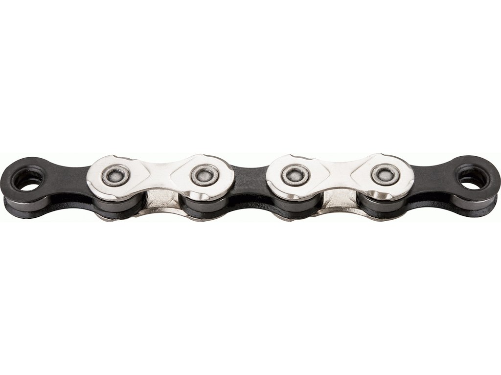 KMC kæde X11 118 led Sølv/sort