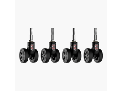 Scicon - Silent Twin Wheel System - Sæt - Sort