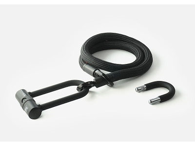 Texlock Eyelet M - Cykellås - Tekstillås - Sort -  Str. 120 cm