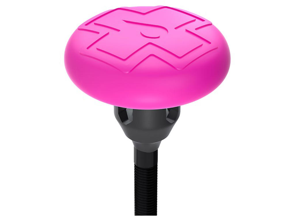 Muc-Off Tubeless Tag Holder  - Holder til Apple Airtag - Sort/Pink