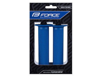 FORCE håndtag til BMX130 mm gummi - Blå