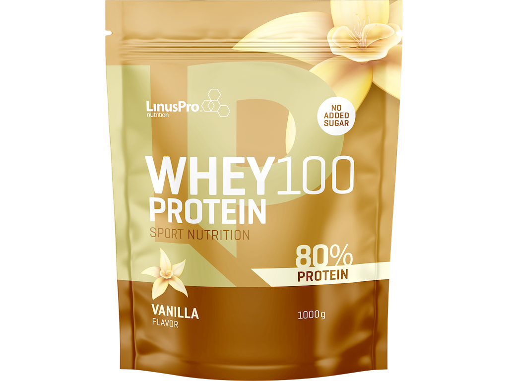 LinusPro Whey100 - Vanilje - 1000g