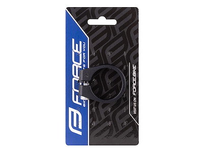 FORCE klampe til sadelrør 31,8mm i aluminium - Sort