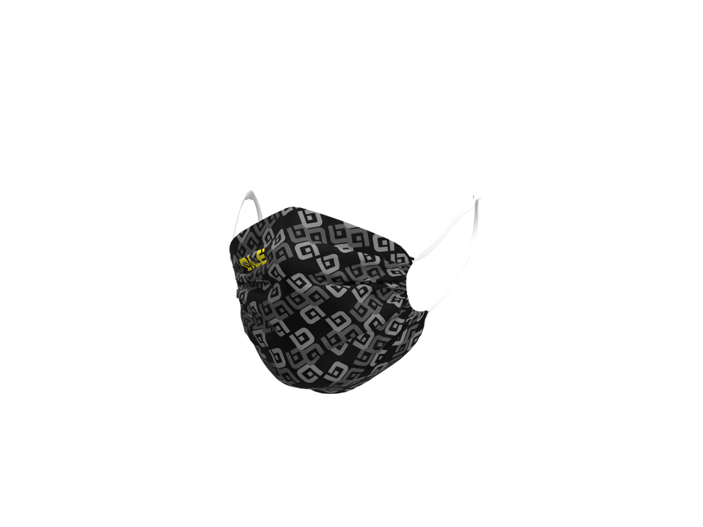 Alé Mascherina - Mundbind - Sort/Gul - One Size