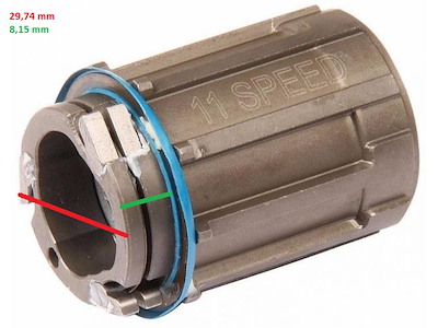 Fulcrum Kassettehylster 11 speed R5-120