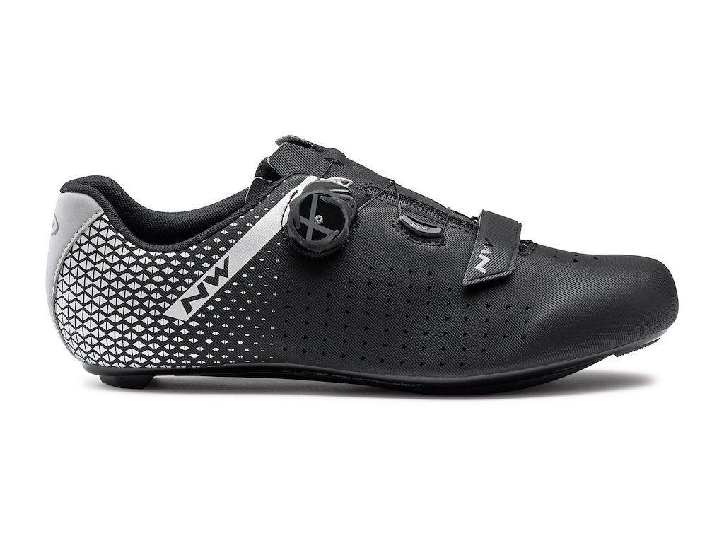 Northwave - Core Plus 2 - Cykelsko - Sort/Sølv- 39,5