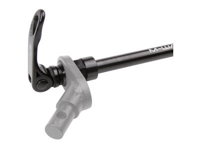 M-Wave Stalwart Axle - Thru-Axle - Med adapter til montering af cykeltrailer på Thru-Axle 