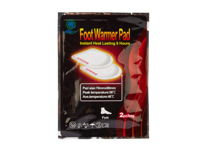 Fodvarmer - 7 x 9 cm - Pakke med 2 stk.  