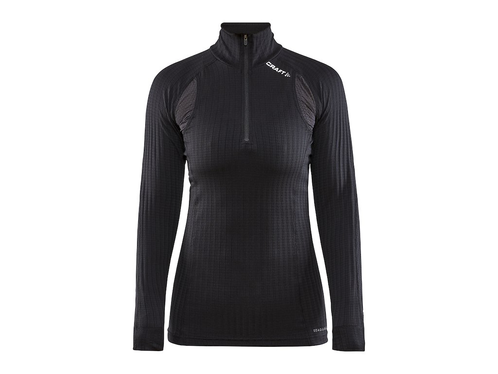 Craft Pro Active Extreme X Zip Svedebluse lange ærmer - Dame - Sort