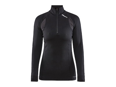 Craft Pro Active Extreme X Zip Svedebluse lange ærmer - Dame - Sort