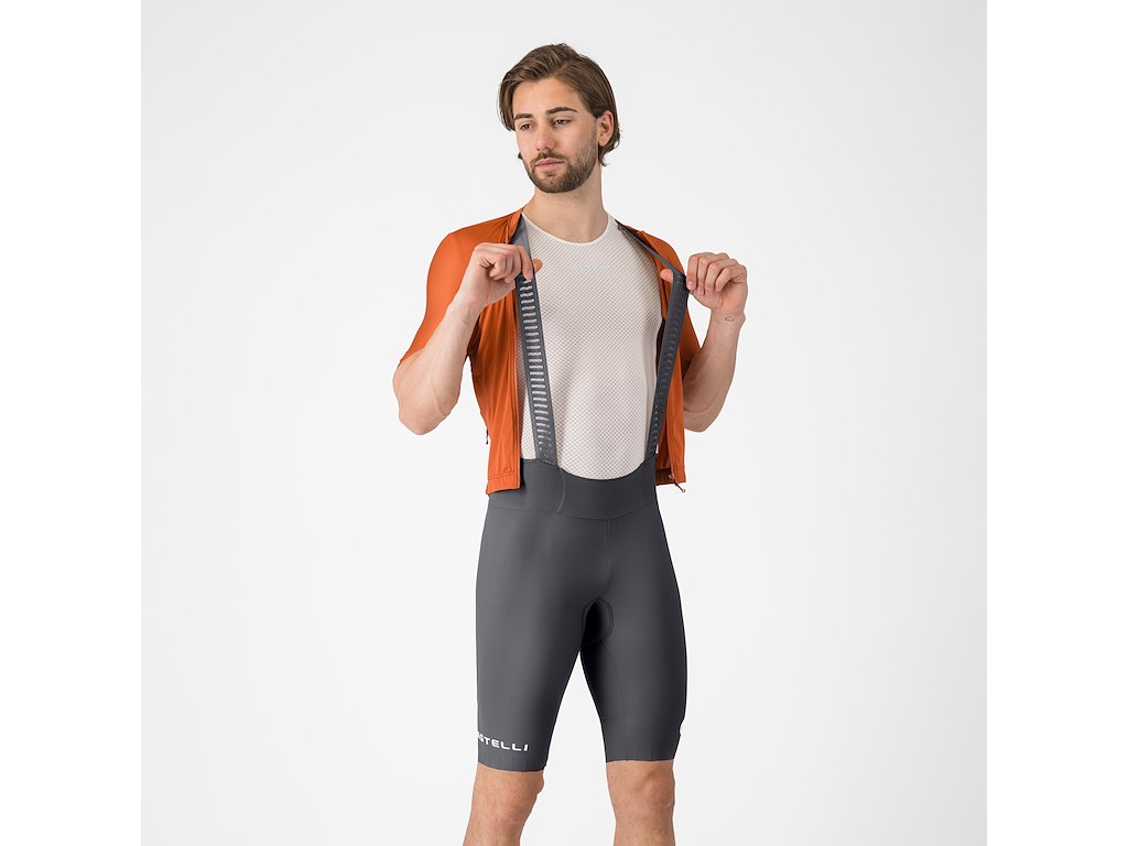Castelli Espresso 2 Bibshort - Cykelshorts m/pude - Herre - Smoky Gray - XXL