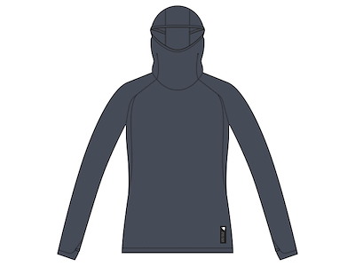 Endura Alltrack Roam Scuba Hoddie - Dame - Carbon Grey